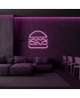 Hamburger Neon LED Aydınlatma Tabela