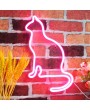 Kedi Neon LED Aydınlatma Tabela