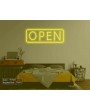 Open Neon LED Aydınlatma Tabela