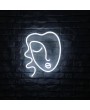 Picasso Lady Yüz Neon LED Aydınlatma Tabela