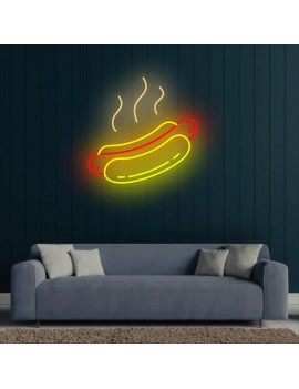 Sosisli (Hot Dog)  Neon LED Aydınlatma Tabela