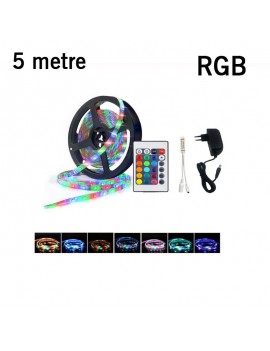 RGB Şerit Led Set 220v 3 Renk + Trafo + Kumanda Cata CT-4557